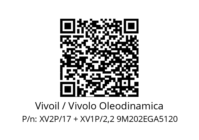   Vivoil / Vivolo Oleodinamica XV2P/17 + XV1P/2,2 9M202EGA5120