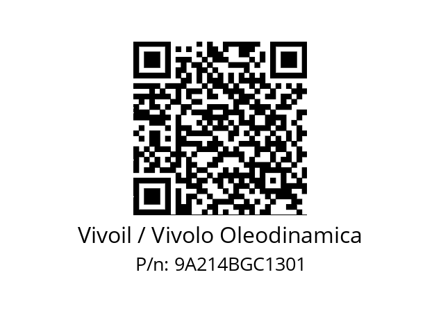   Vivoil / Vivolo Oleodinamica 9A214BGC1301