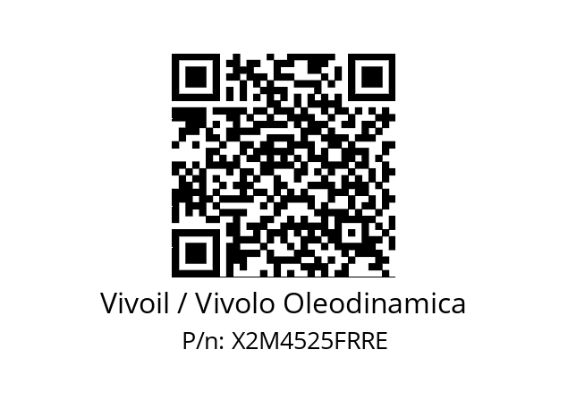   Vivoil / Vivolo Oleodinamica X2M4525FRRE