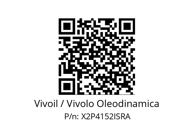   Vivoil / Vivolo Oleodinamica X2P4152ISRA