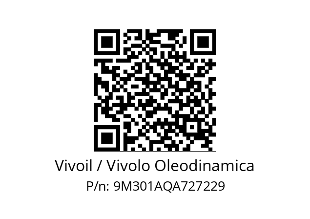   Vivoil / Vivolo Oleodinamica 9M301AQA727229