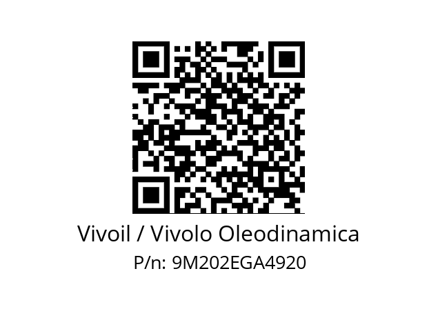   Vivoil / Vivolo Oleodinamica 9M202EGA4920