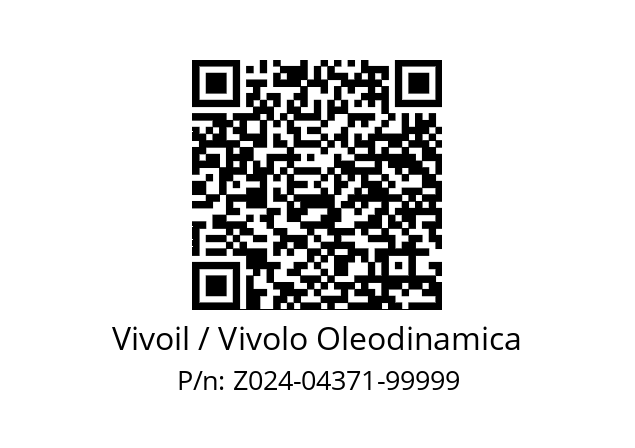  9S201EGA4755 Vivoil / Vivolo Oleodinamica Z024-04371-99999