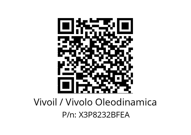   Vivoil / Vivolo Oleodinamica X3P8232BFEA