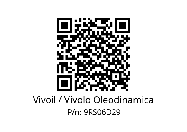   Vivoil / Vivolo Oleodinamica 9RS06D29