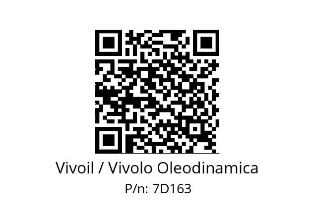   Vivoil / Vivolo Oleodinamica 7D163