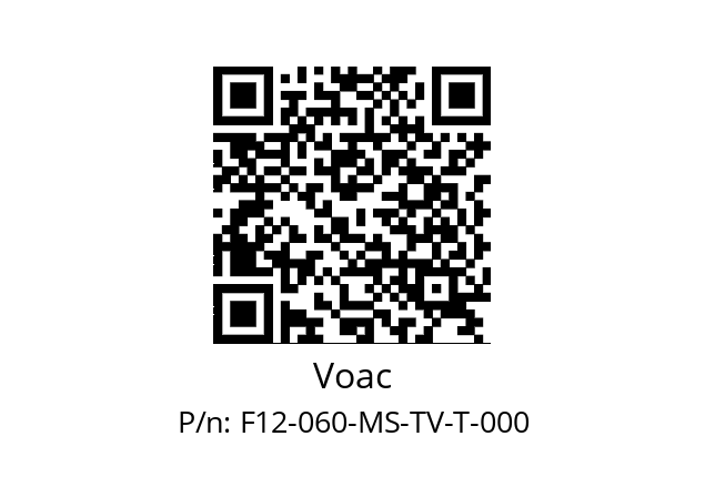   Voac F12-060-MS-TV-T-000