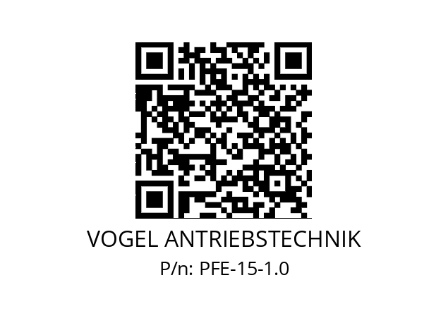   VOGEL ANTRIEBSTECHNIK PFE-15-1.0