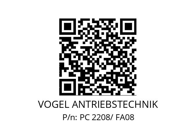   VOGEL ANTRIEBSTECHNIK PC 2208/ FA08