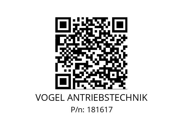   VOGEL ANTRIEBSTECHNIK 181617