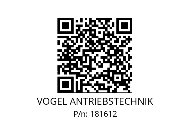   VOGEL ANTRIEBSTECHNIK 181612