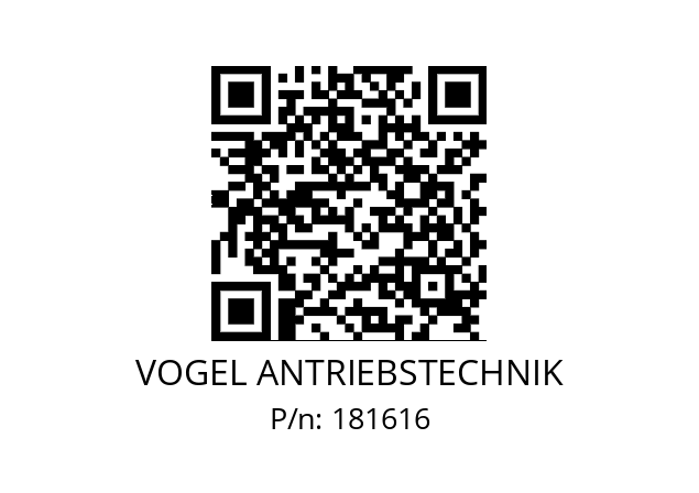   VOGEL ANTRIEBSTECHNIK 181616