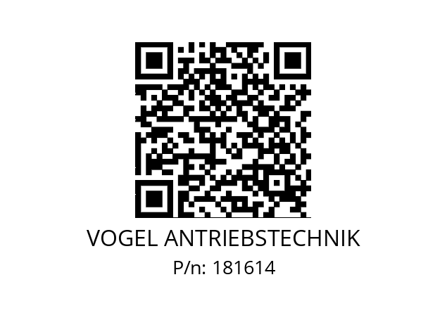   VOGEL ANTRIEBSTECHNIK 181614