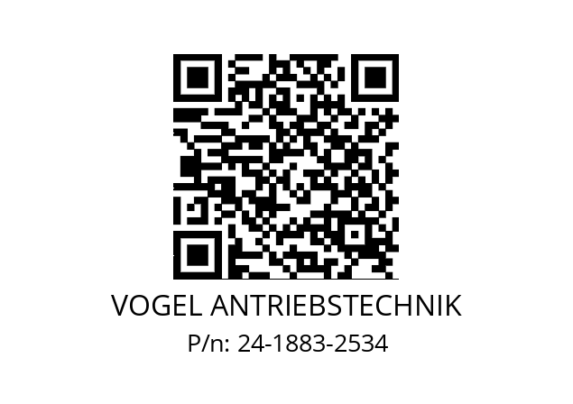   VOGEL ANTRIEBSTECHNIK 24-1883-2534