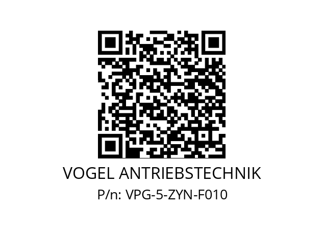   VOGEL ANTRIEBSTECHNIK VPG-5-ZYN-F010