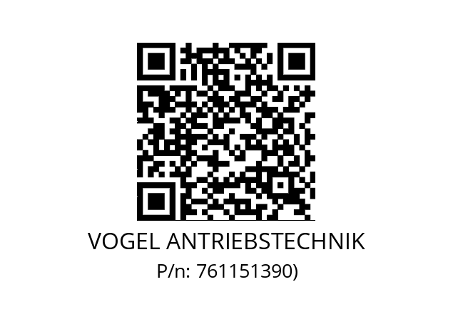   VOGEL ANTRIEBSTECHNIK 761151390)