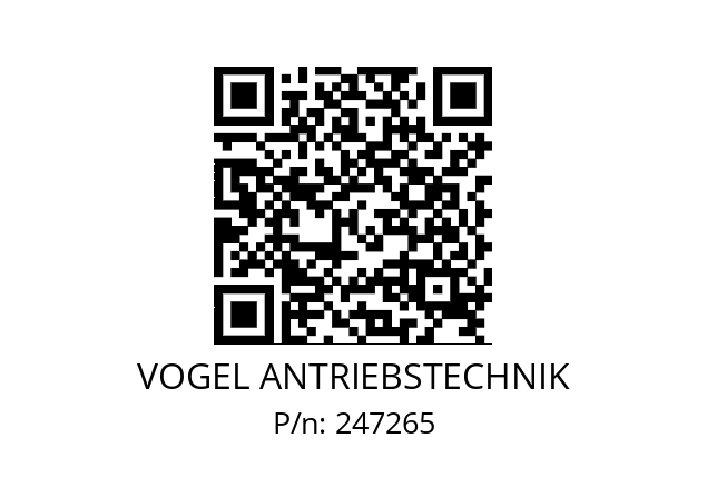   VOGEL ANTRIEBSTECHNIK 247265