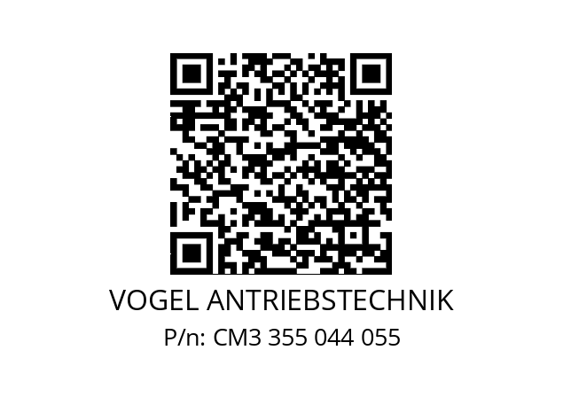   VOGEL ANTRIEBSTECHNIK CM3 355 044 055