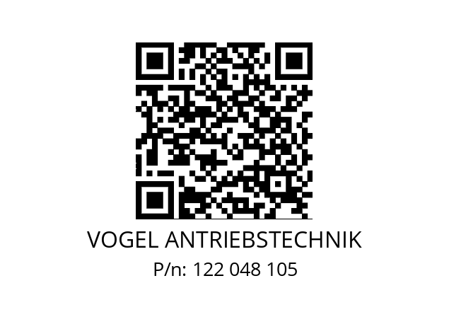   VOGEL ANTRIEBSTECHNIK 122 048 105