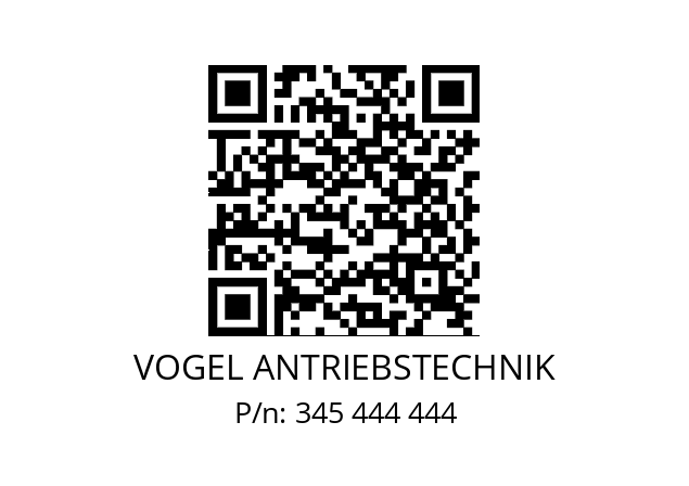   VOGEL ANTRIEBSTECHNIK 345 444 444