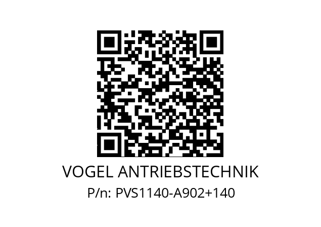   VOGEL ANTRIEBSTECHNIK PVS1140-A902+140