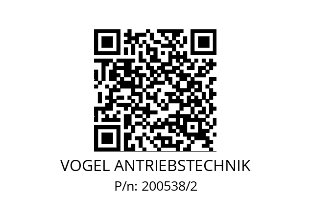   VOGEL ANTRIEBSTECHNIK 200538/2