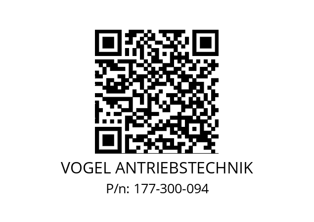   VOGEL ANTRIEBSTECHNIK 177-300-094