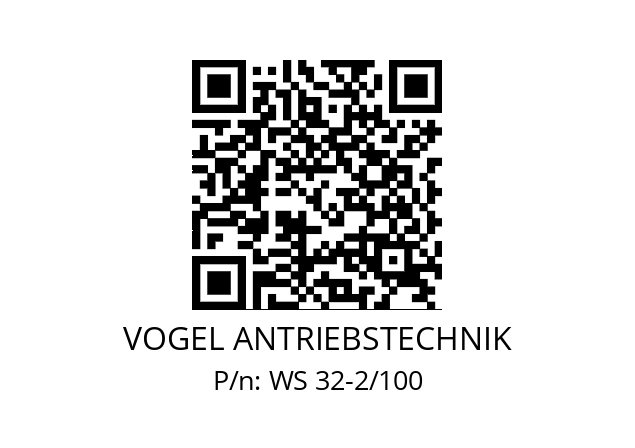   VOGEL ANTRIEBSTECHNIK WS 32-2/100