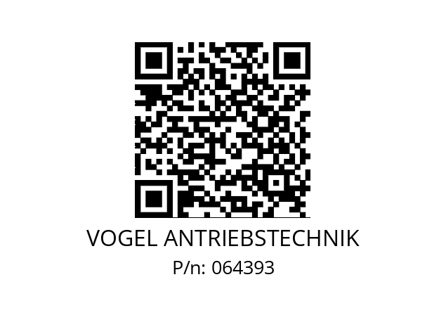   VOGEL ANTRIEBSTECHNIK 064393