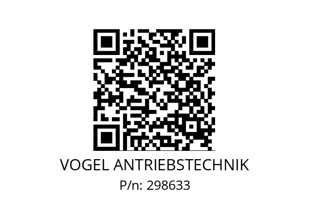   VOGEL ANTRIEBSTECHNIK 298633