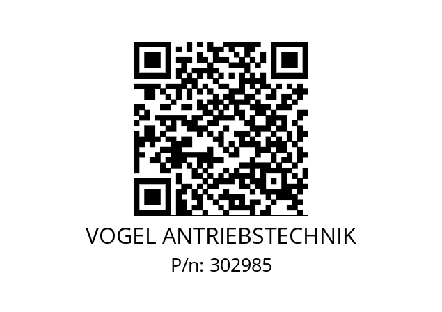   VOGEL ANTRIEBSTECHNIK 302985