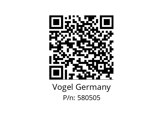   Vogel Germany 580505