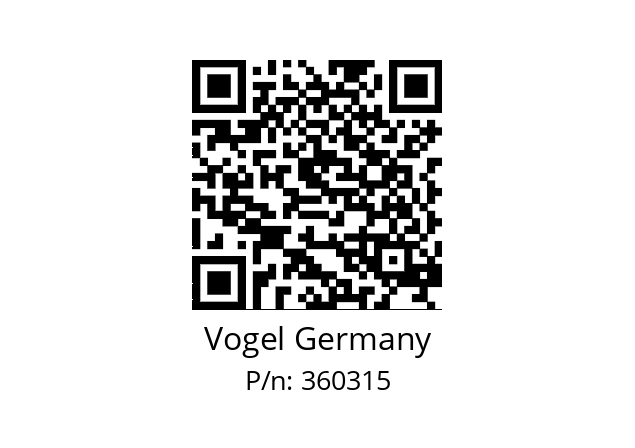   Vogel Germany 360315