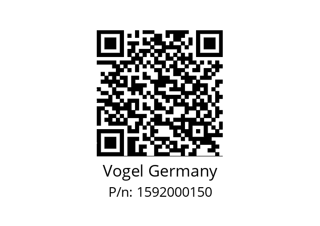   Vogel Germany 1592000150