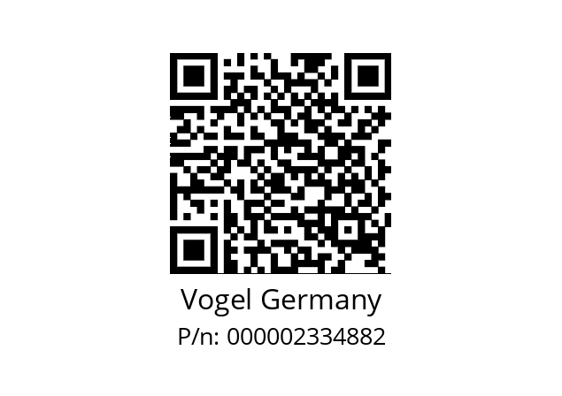   Vogel Germany 000002334882