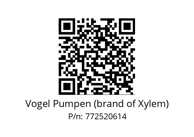   Vogel Pumpen (brand of Xylem) 772520614