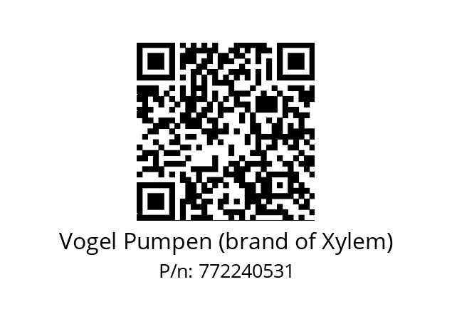   Vogel Pumpen (brand of Xylem) 772240531