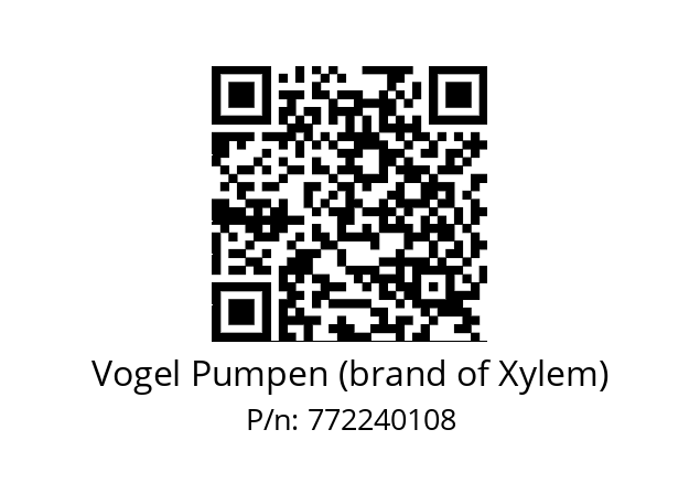   Vogel Pumpen (brand of Xylem) 772240108