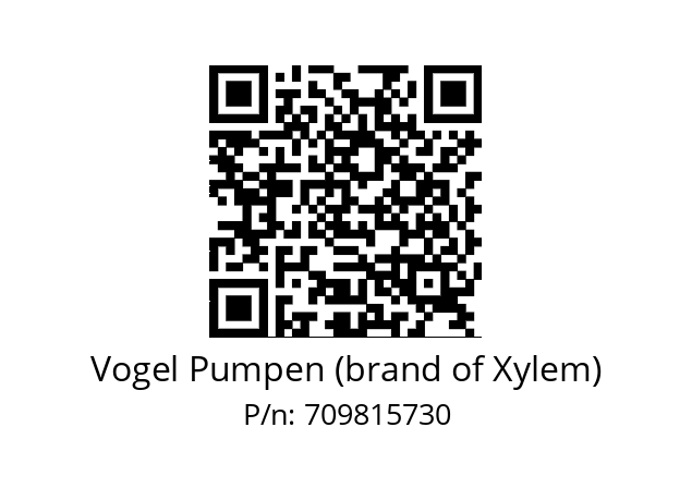   Vogel Pumpen (brand of Xylem) 709815730