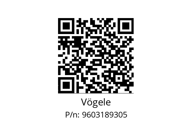   Vögele 9603189305