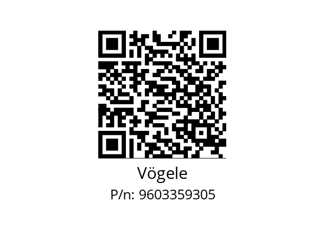   Vögele 9603359305