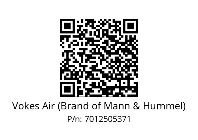   Vokes Air (Brand of Mann & Hummel) 7012505371