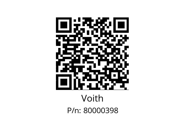   Voith 80000398