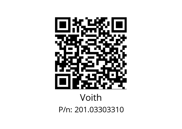   Voith 201.03303310