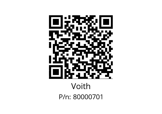   Voith 80000701