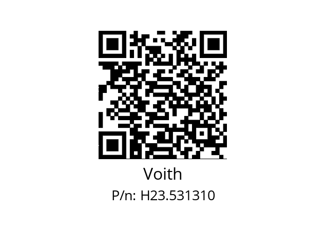   Voith H23.531310