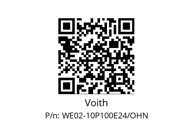   Voith WE02-10P100E24/OHN