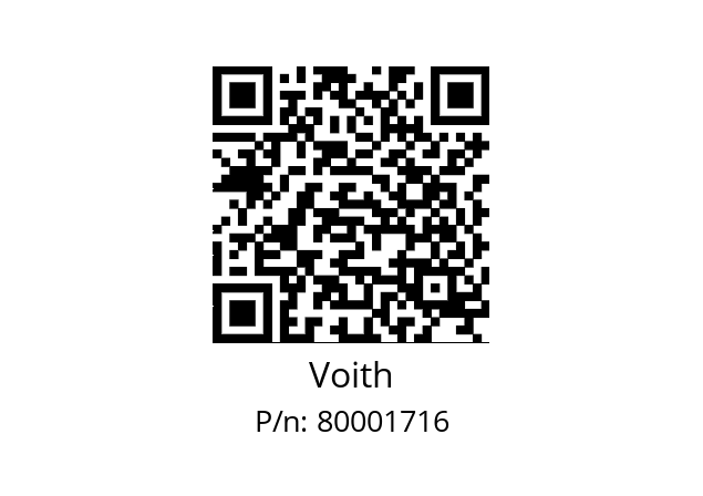   Voith 80001716