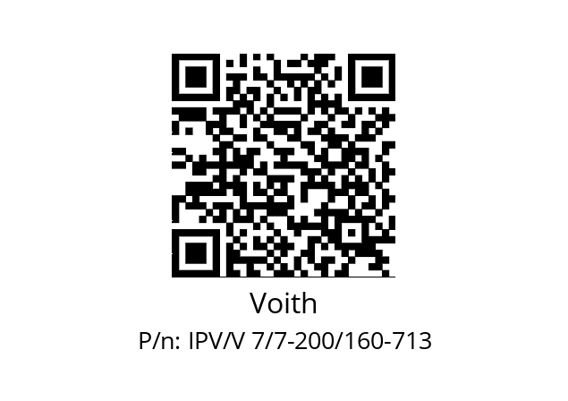   Voith IPV/V 7/7-200/160-713