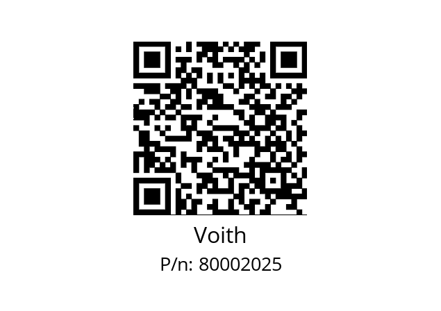   Voith 80002025